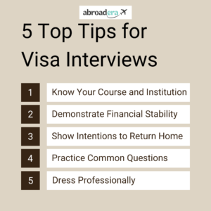 5 Tips for Visa Interview