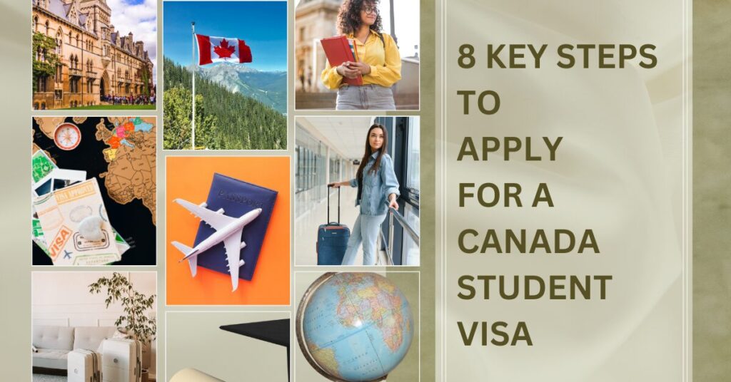 8 steps for canada student visa